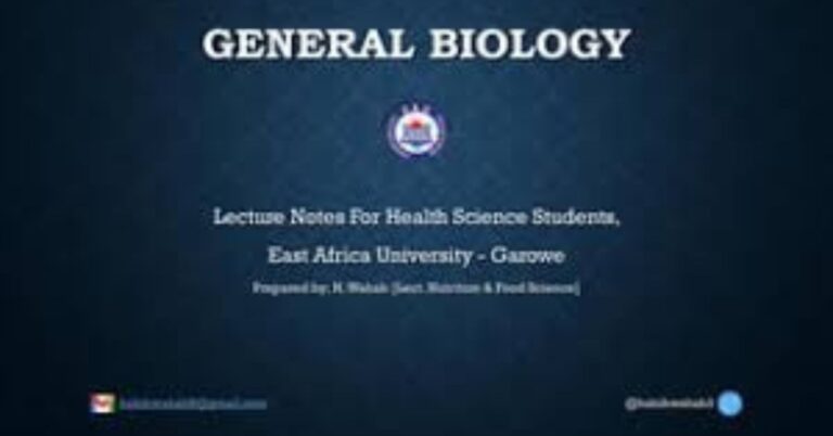 general biology 1 lecture notes pdf free